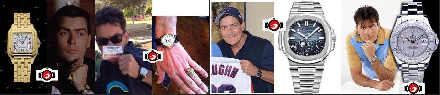 The Luxurious and Expensive Watch Collection of Charlie Sheen